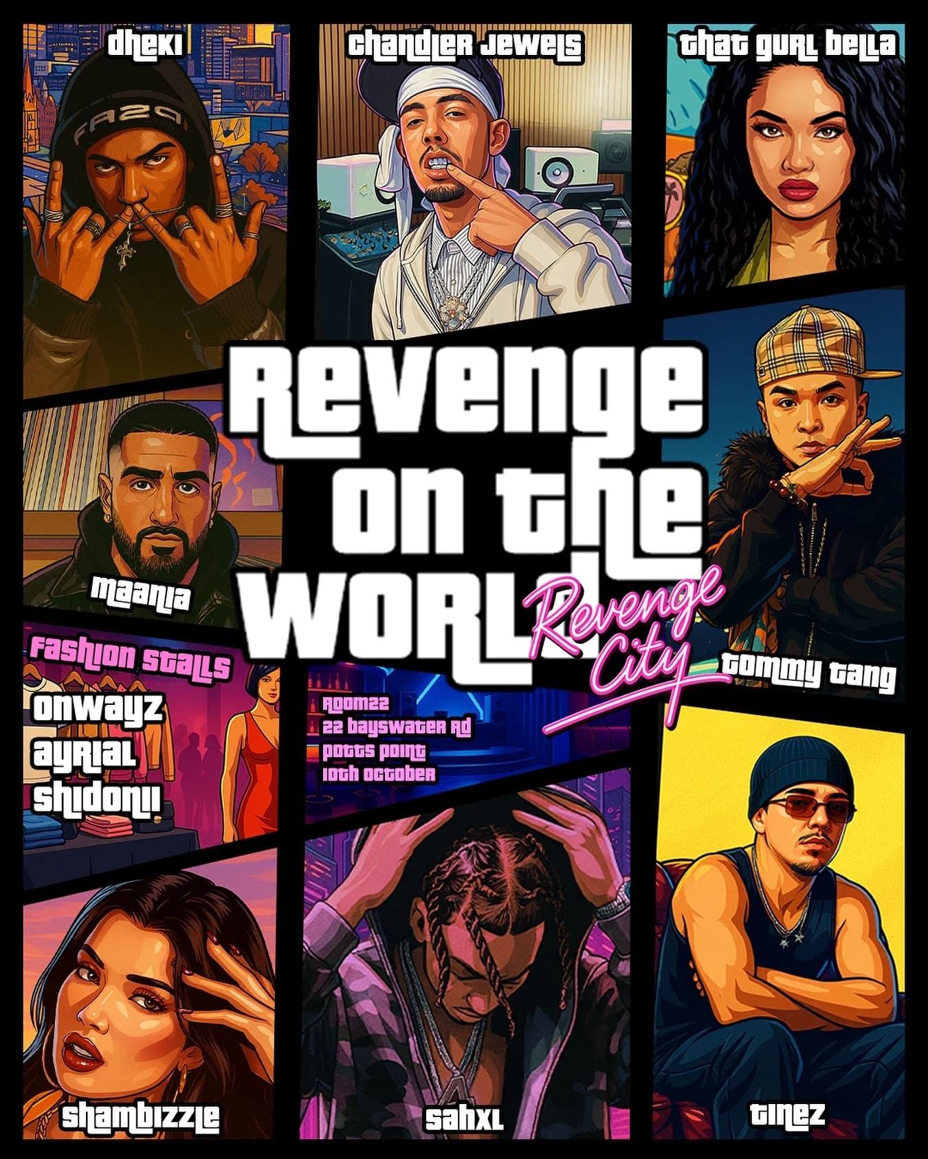 Revenge On The World Tour poster